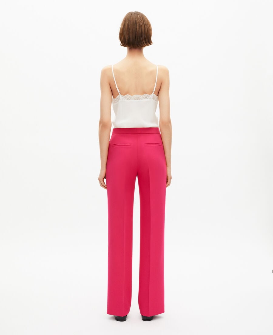 The Kooples WOMEN PINK pink crepe tailored pants