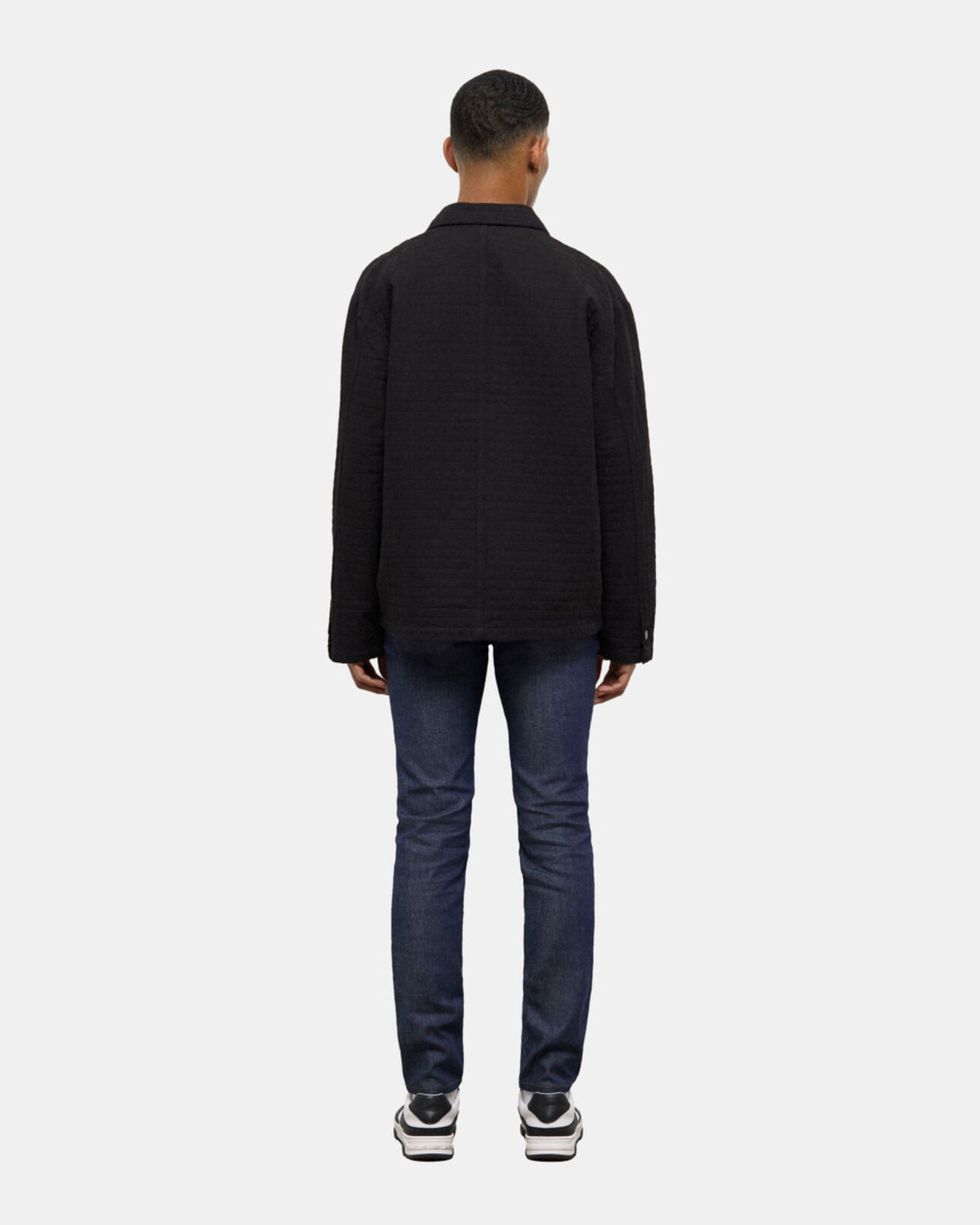The Kooples MEN BLACK black work jacket