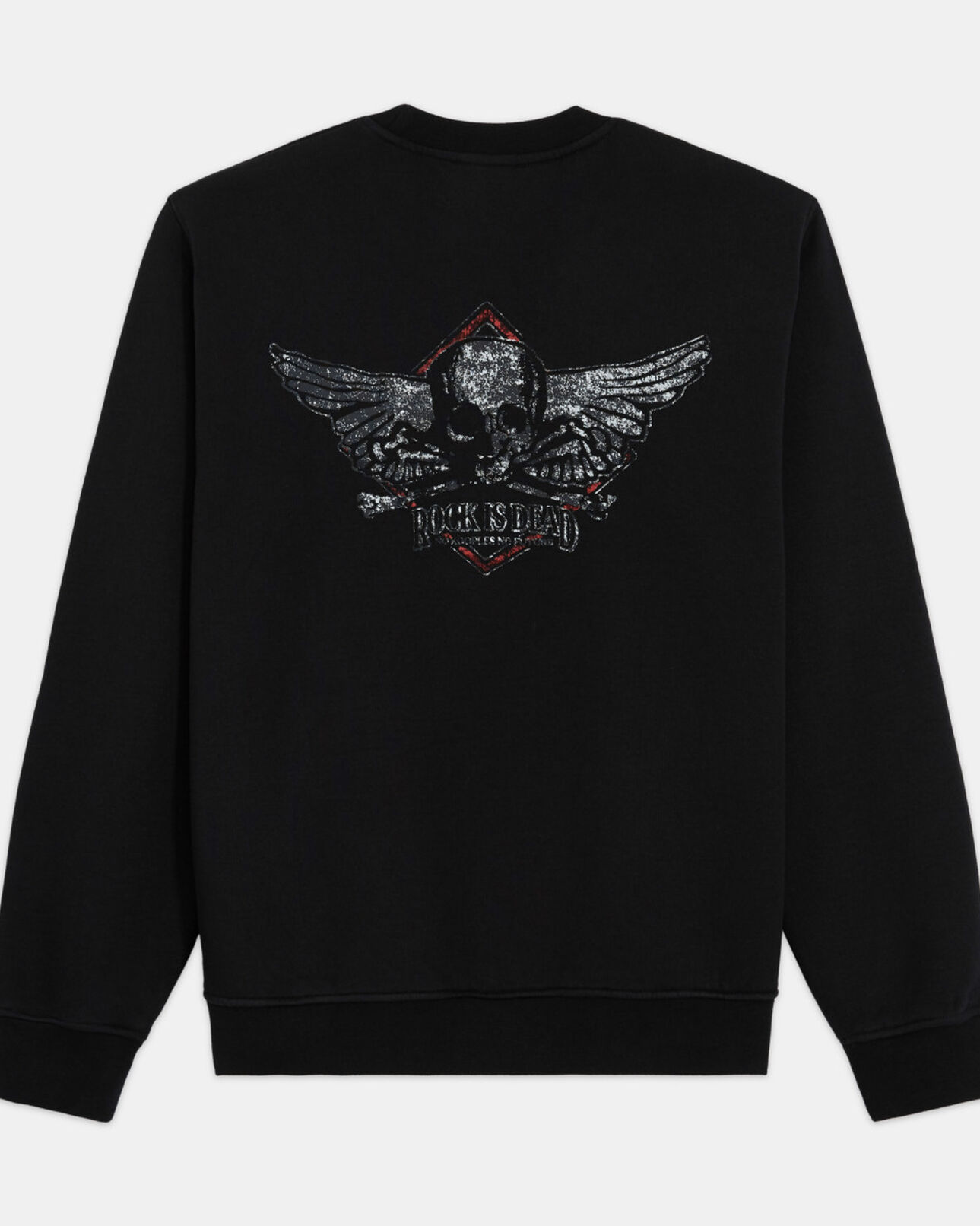 The Kooples MEN BLACK WASHED gray sweatshirt