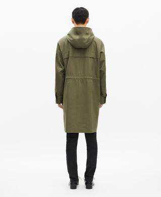 The Kooples HERREN KAKI khaki parka mit kapuze