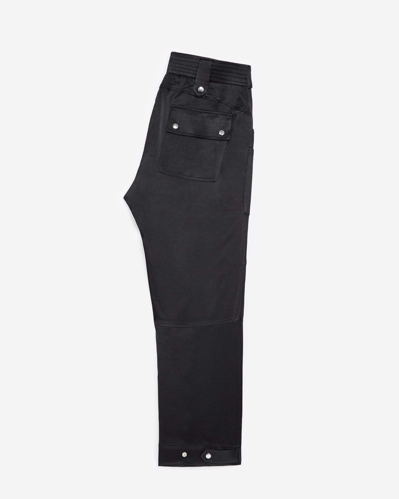 The Kooples FEMME BLACK pantalon type cargo à poches