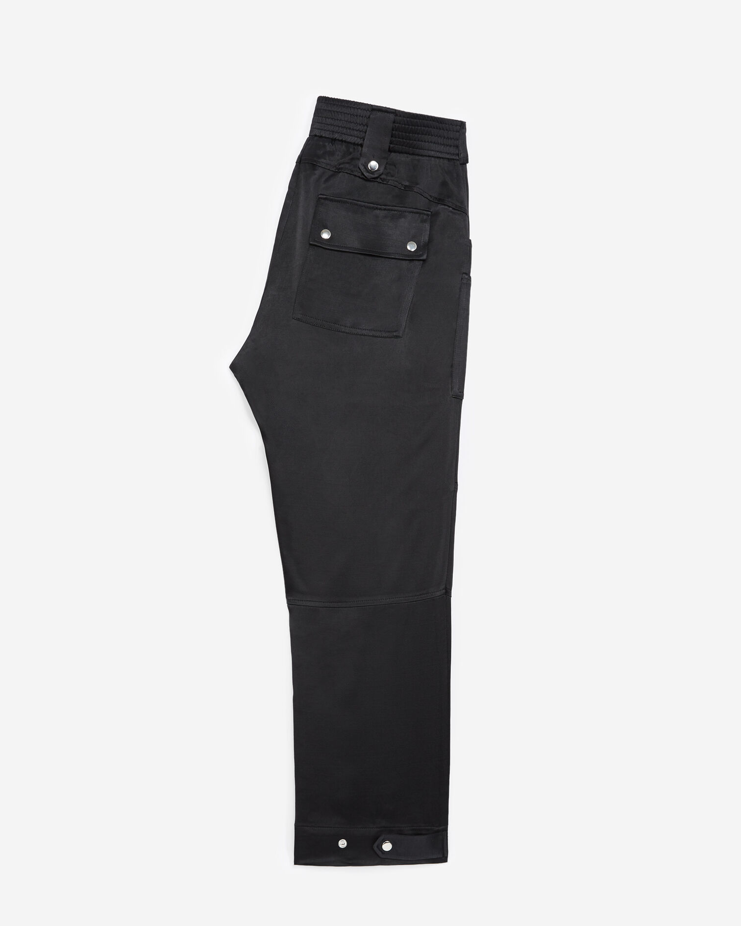 Pantalon type cargo à poches, BLACK, hi-res image number null