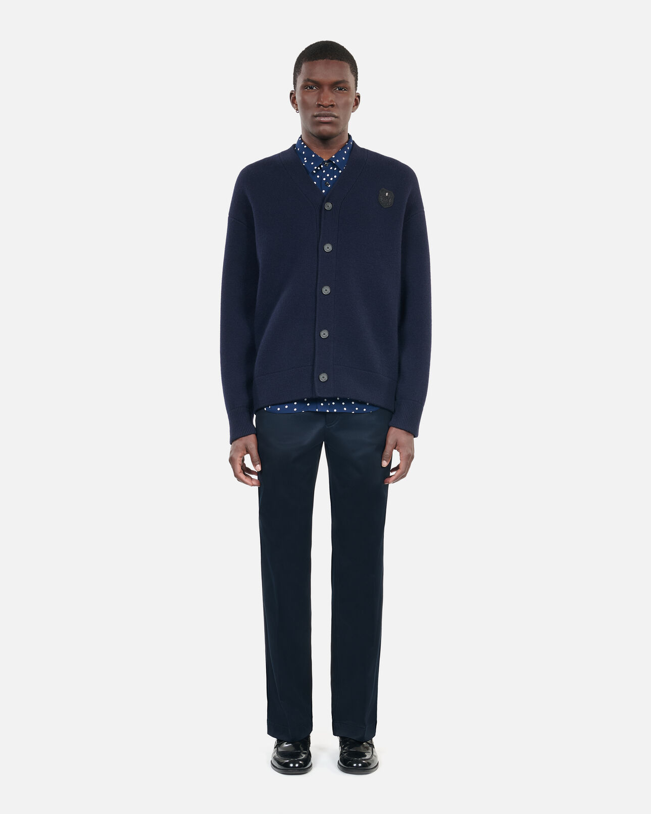 The Kooples HOMBRE NAVY cárdigan lana azul marino