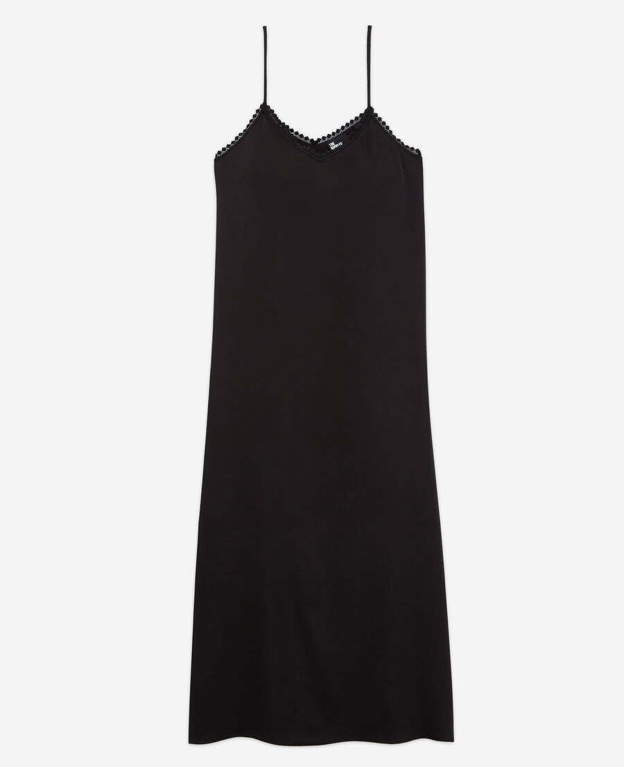 long black lace dress