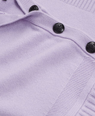 The Kooples FEMME LIGHT PURPLE pull en cachemire avec boutons mauve