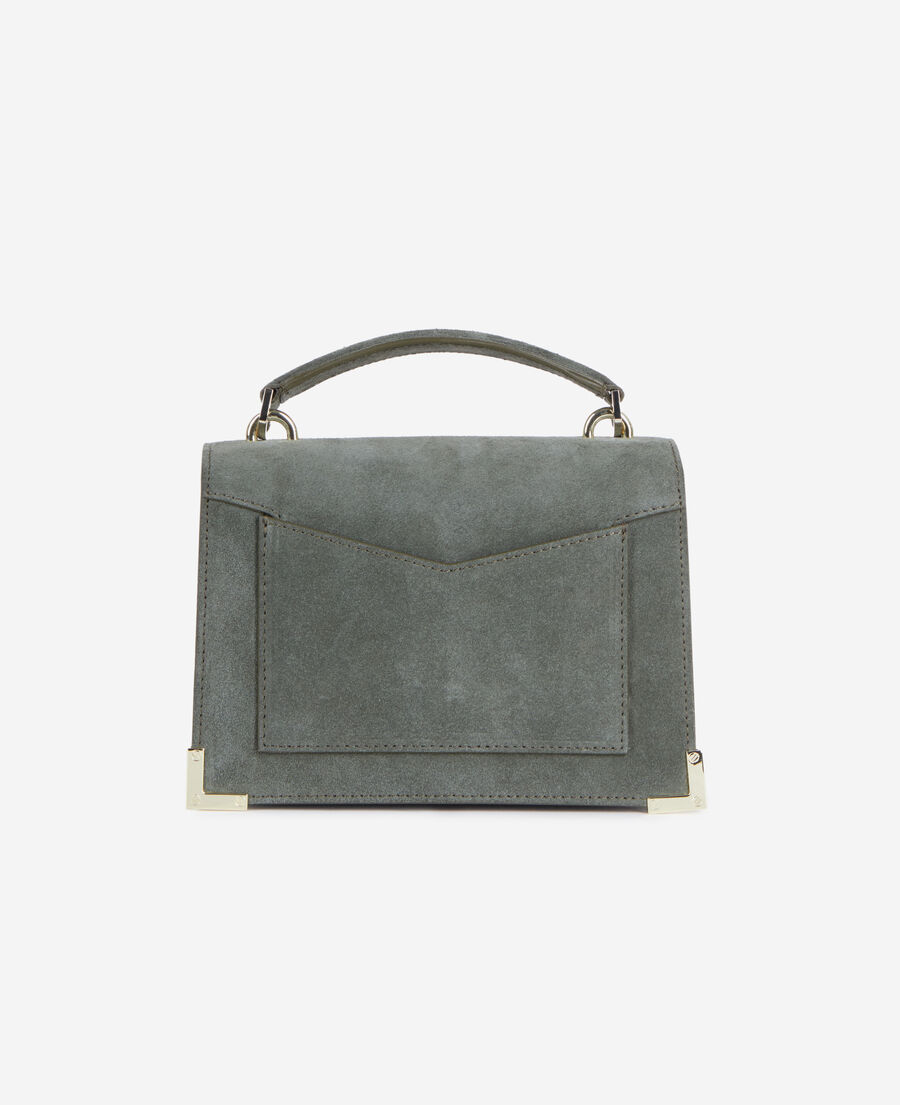 small emily bag in pine green leather
