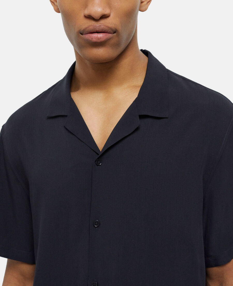 The Kooples HERREN NAVY lässiges, marineblaues hemd