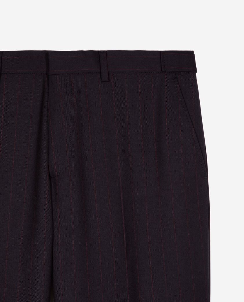 The Kooples HOMBRE NAVY-RED pantalones de traje a rayas marineras