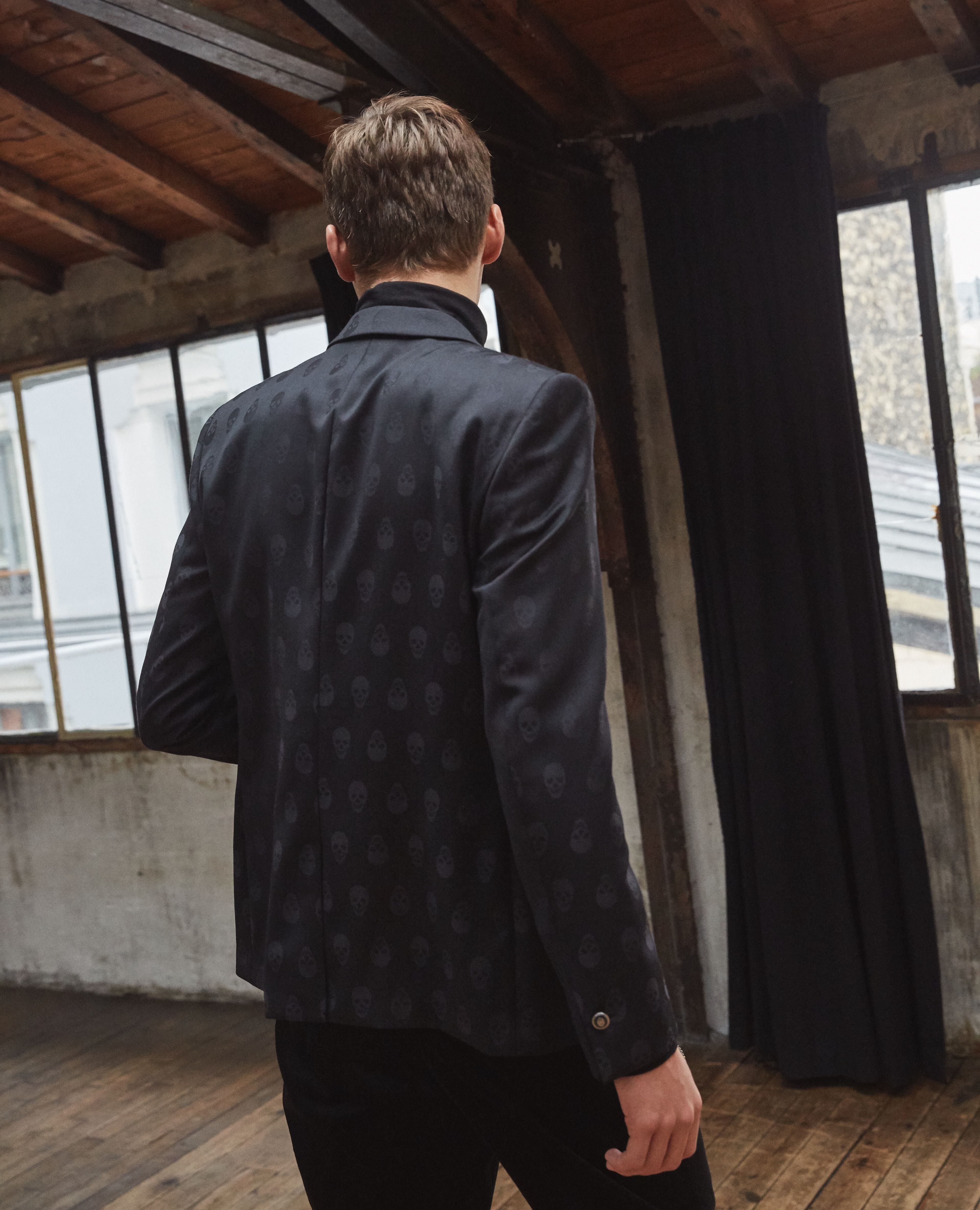 Skull clearance suit jacket