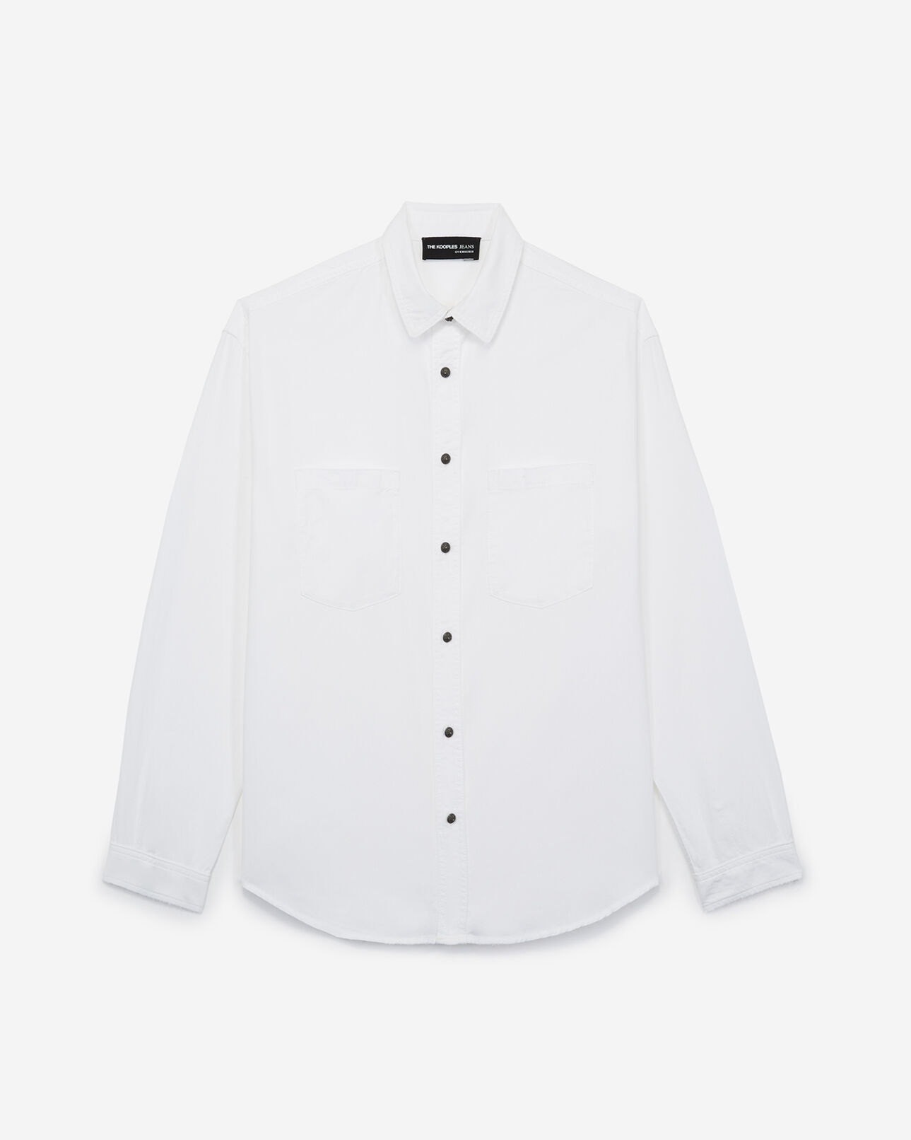 The Kooples MEN WHITE oversized white shirt
