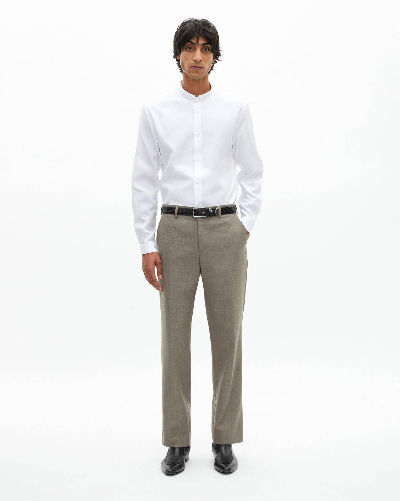 The Kooples H WHITE formal shirt with white collar