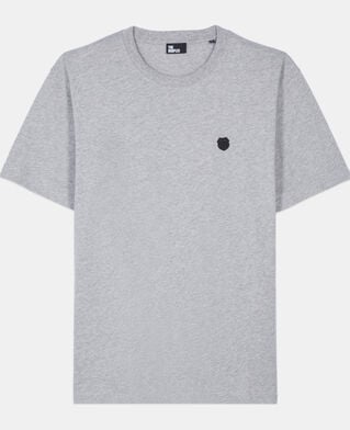 The Kooples MEN GREY MELANGE grey blazon t-shirt