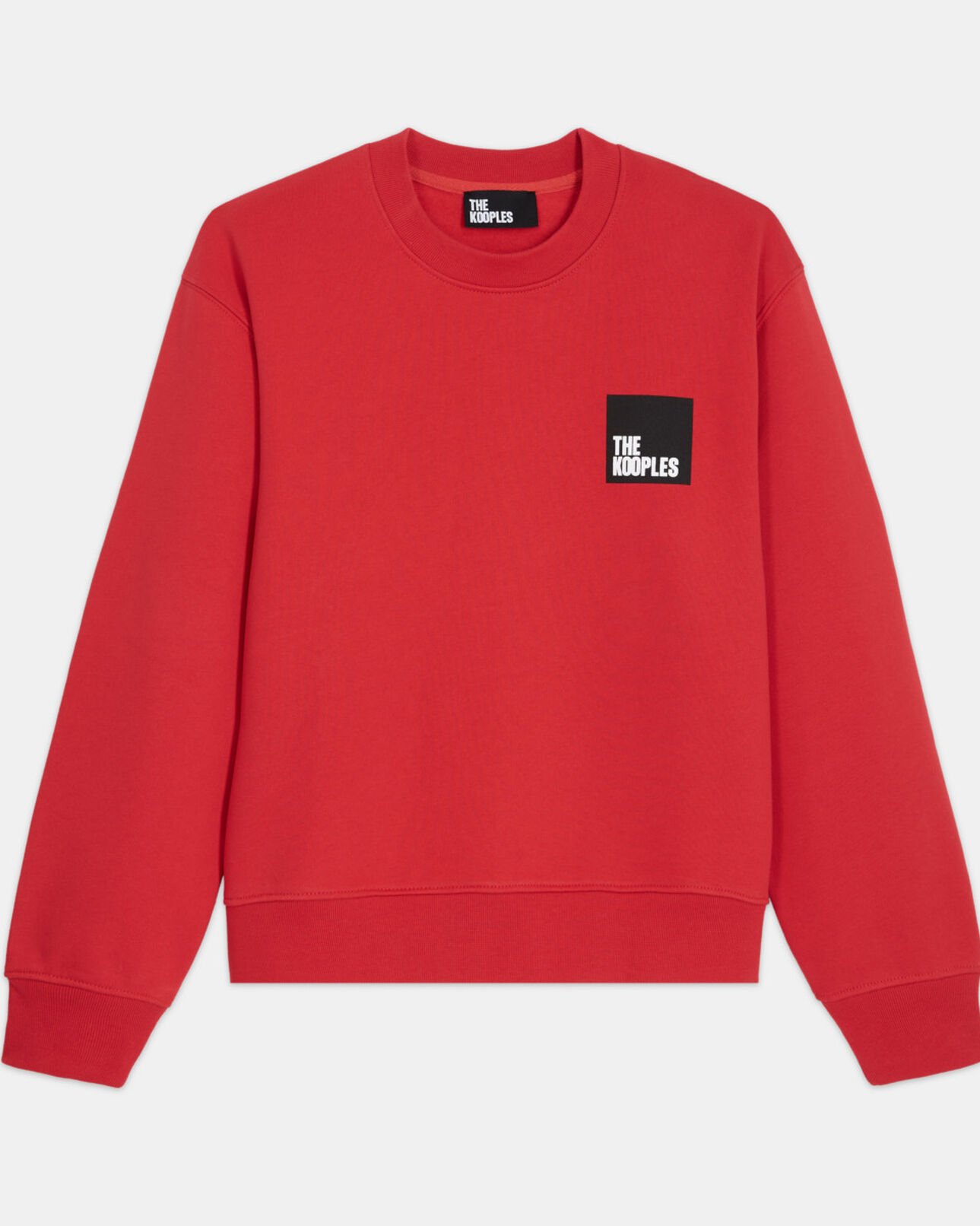 The Kooples FEMME TANGO RED sweat en coton rouge