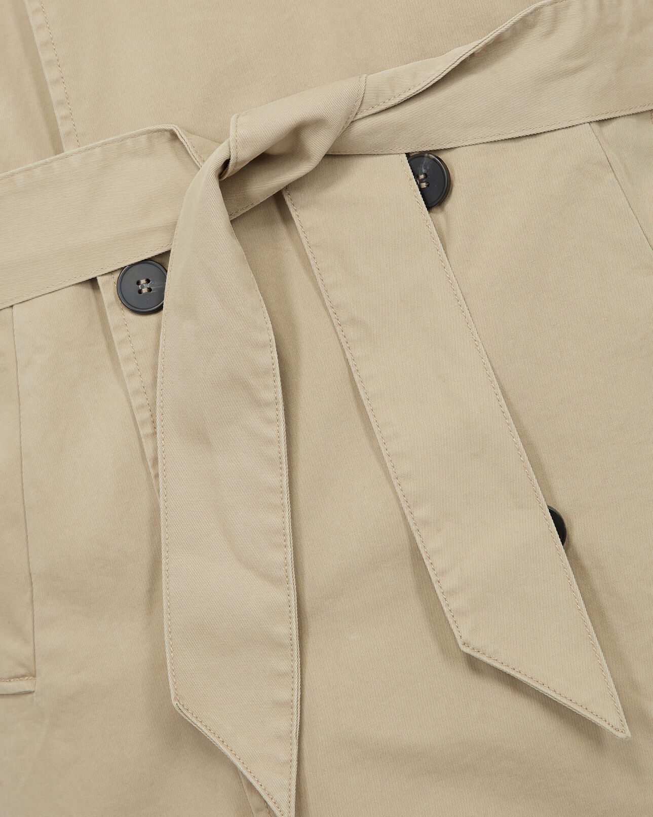 The Kooples HOMME BEIGE trench oversize beige