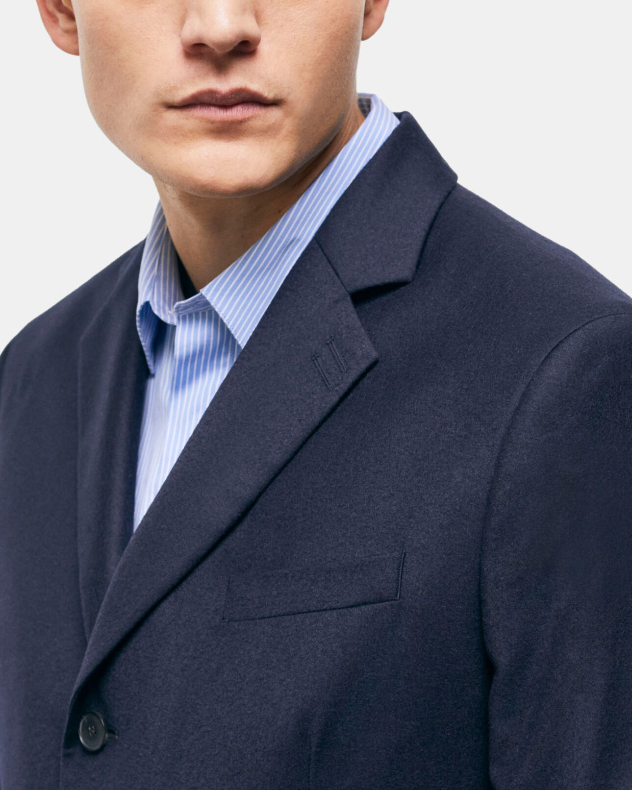 The Kooples MEN NAVY navy blue wool suit jacket