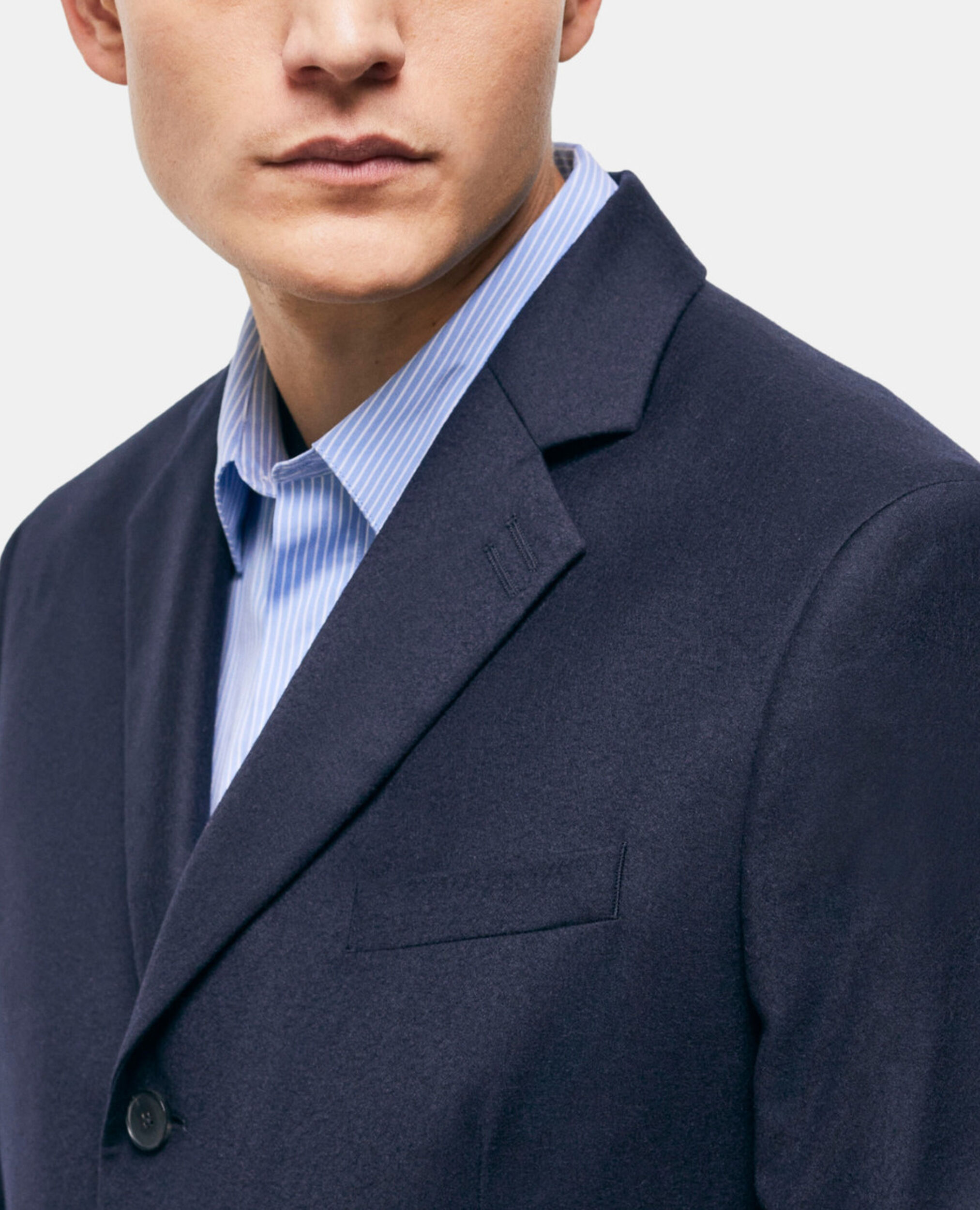 Chaqueta traje lana azul marino, NAVY, hi-res image number null