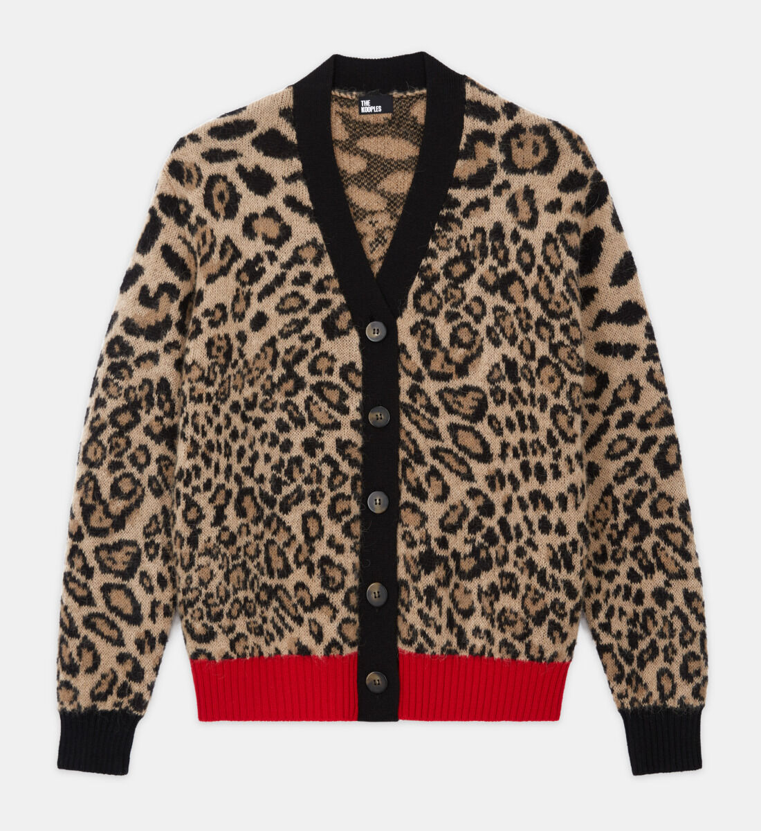 Leopard print hotsell cardigan mens