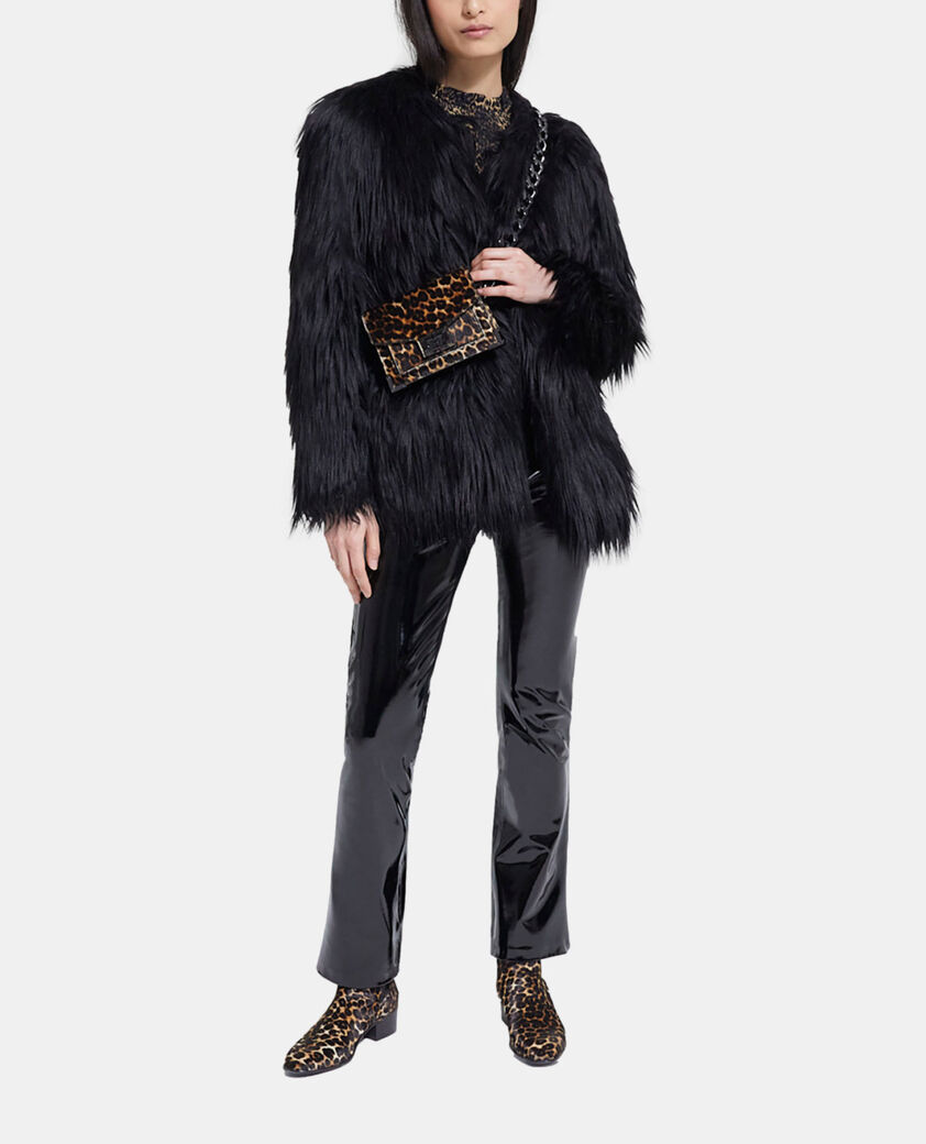 The Kooples WOMEN LEOPARD emily belt in leopard print leather