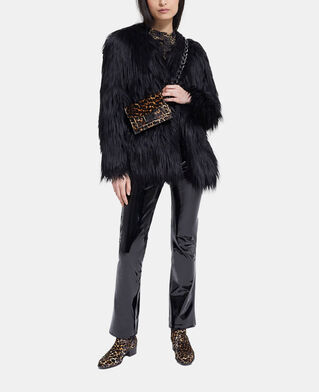 The Kooples FEMME LEOPARD emily belt en cuir l&eacute;opard