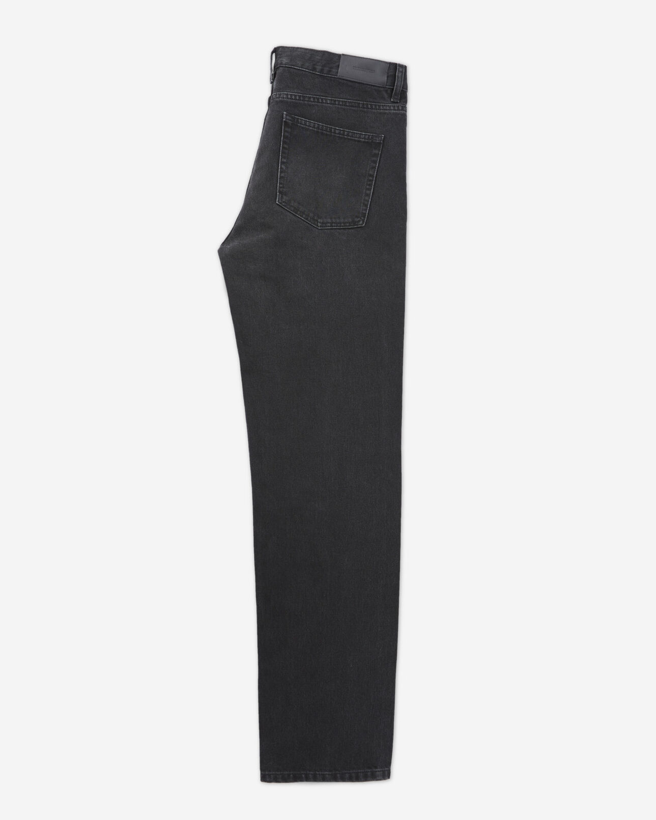 The Kooples HOMME BLACK DENIM jean délavé noir coupe droite rétro