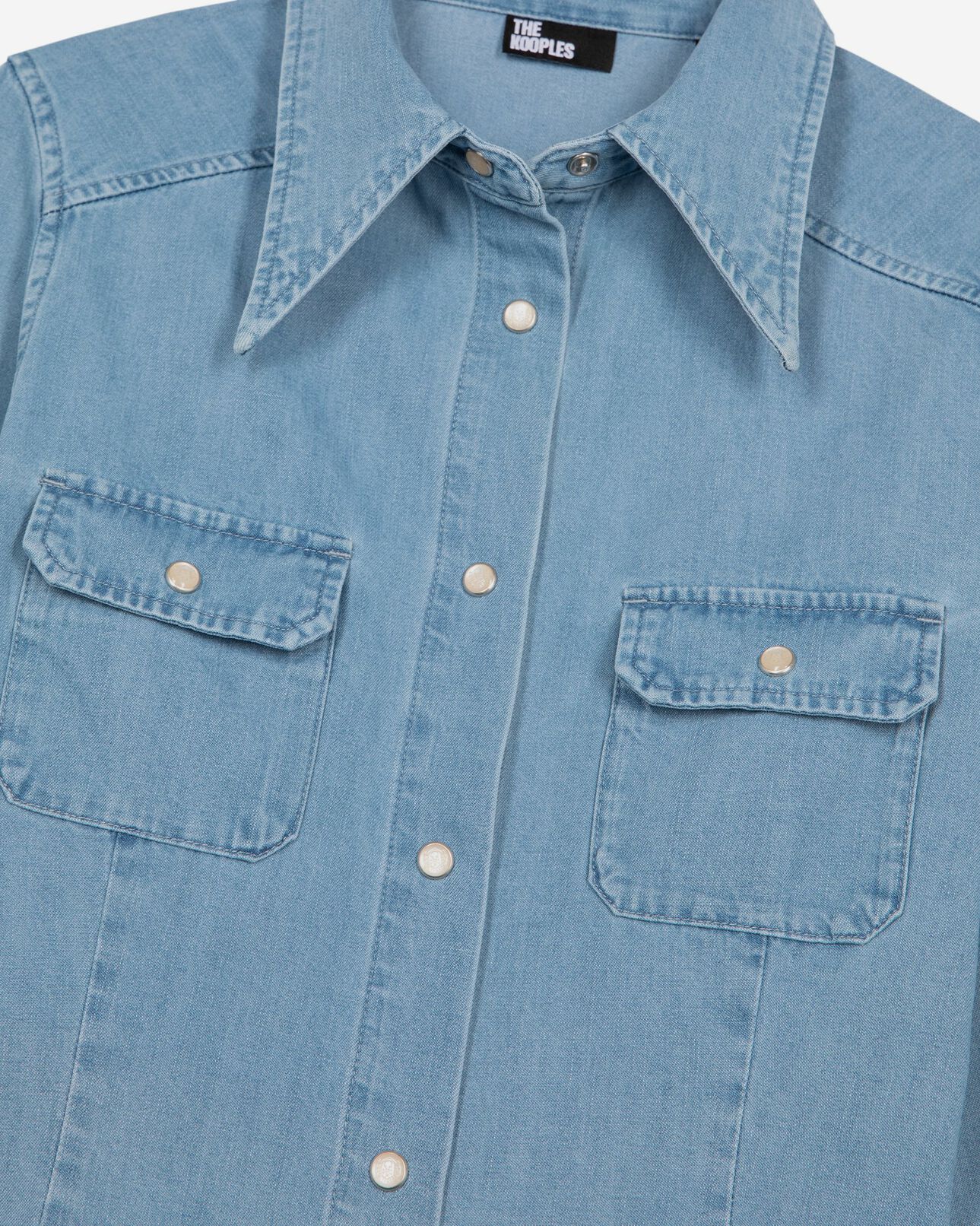 The Kooples FEMME BABY BLUE chemise en denim