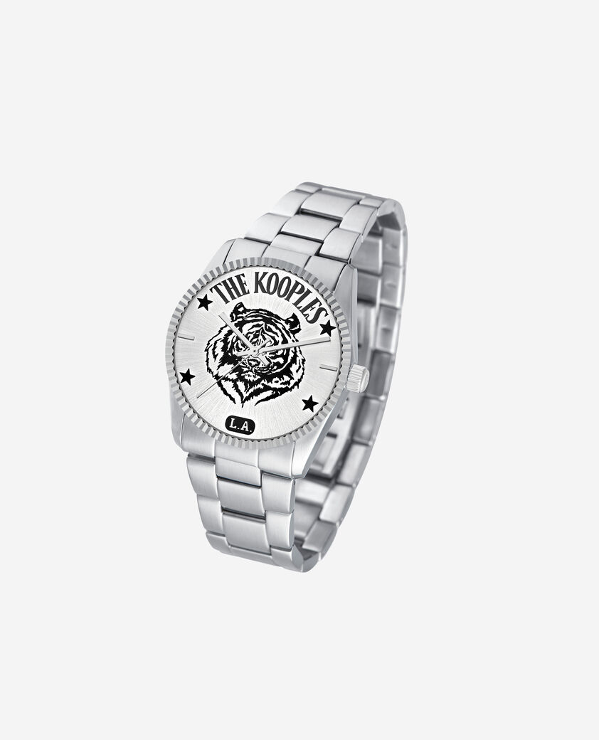 The Kooples MIXTE SILVER montre l.a. tiger argent&eacute;e