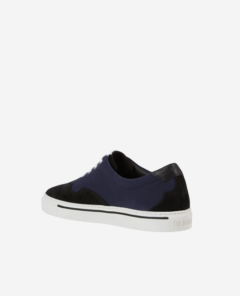 The Kooples MEN NAVY navy blue canvas sneakers