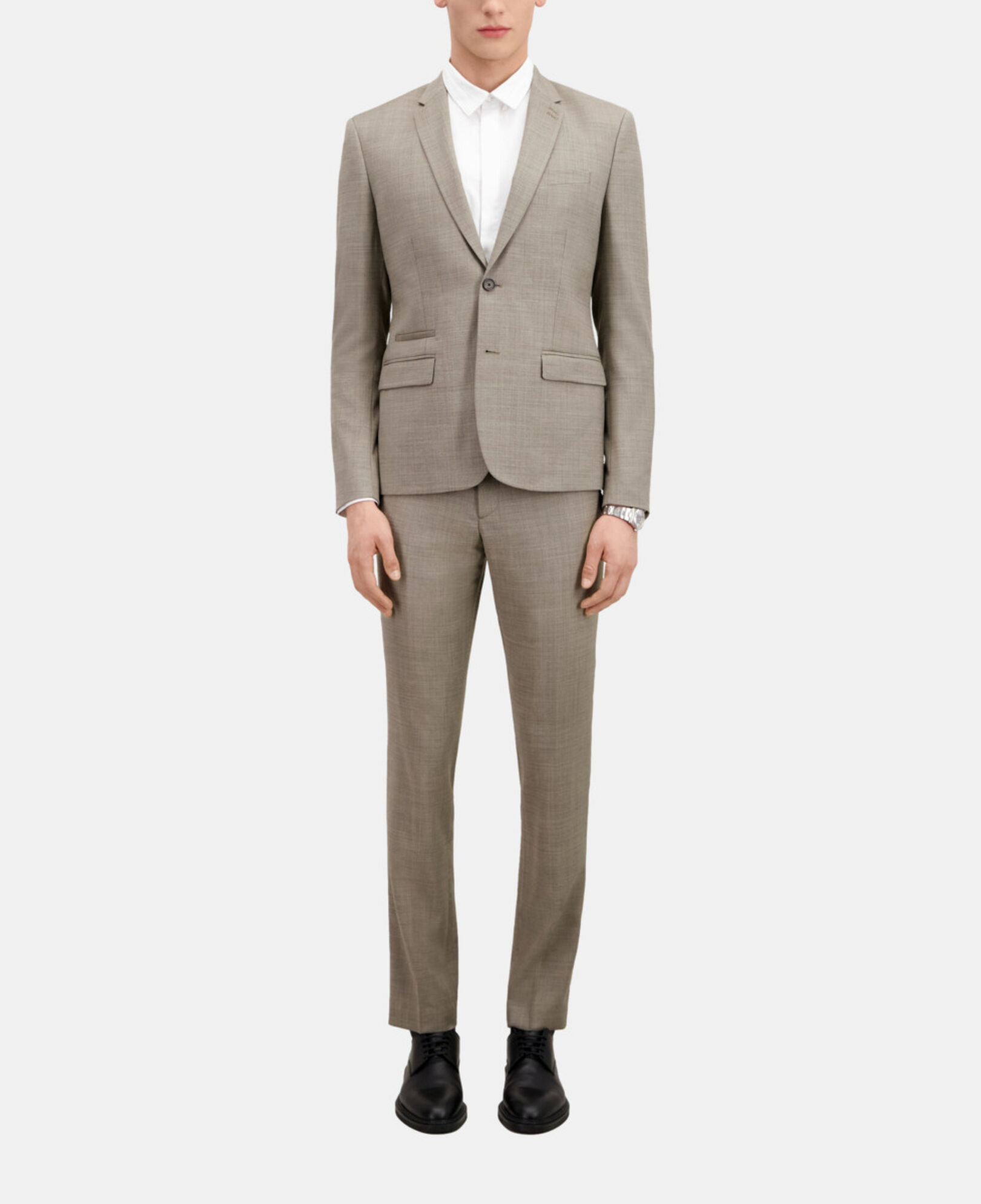 The Kooples HOMBRE BEIGE chaqueta traje beige lana