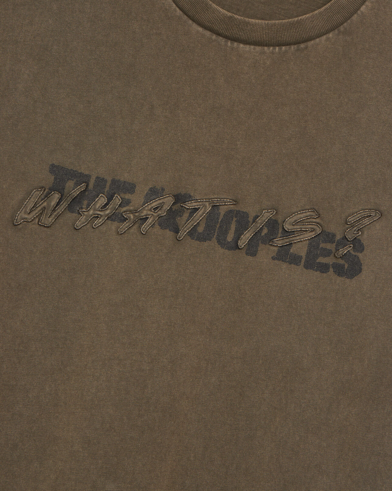 The Kooples MEN KAKI khaki what t-shirt