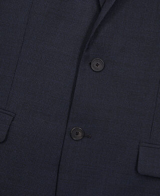 The Kooples HERREN NAVY / BLACK marineblaue anzugjacke aus wolle