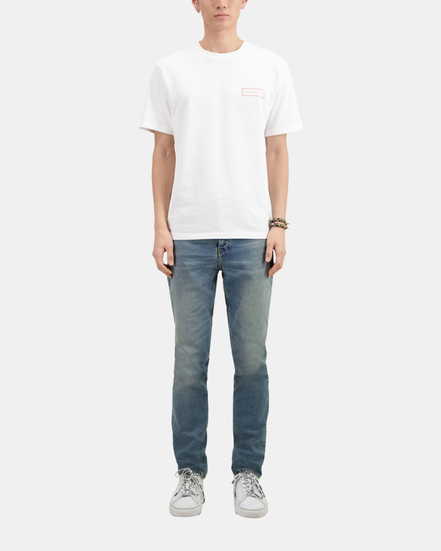 T-shirt Homme blanc avec sérigraphie X Rated, WHITE, hi-res image number null