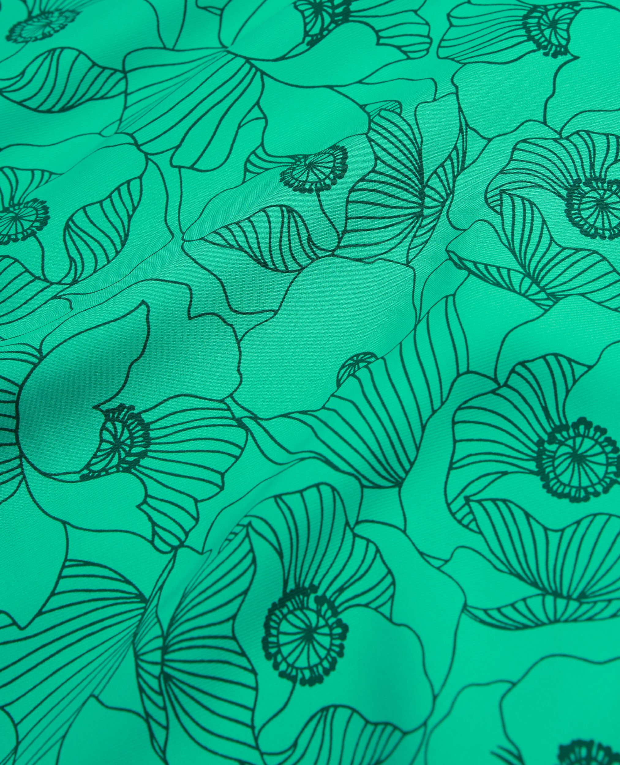 Long printed dress with cut-out details, GREEN, hi-res image number null