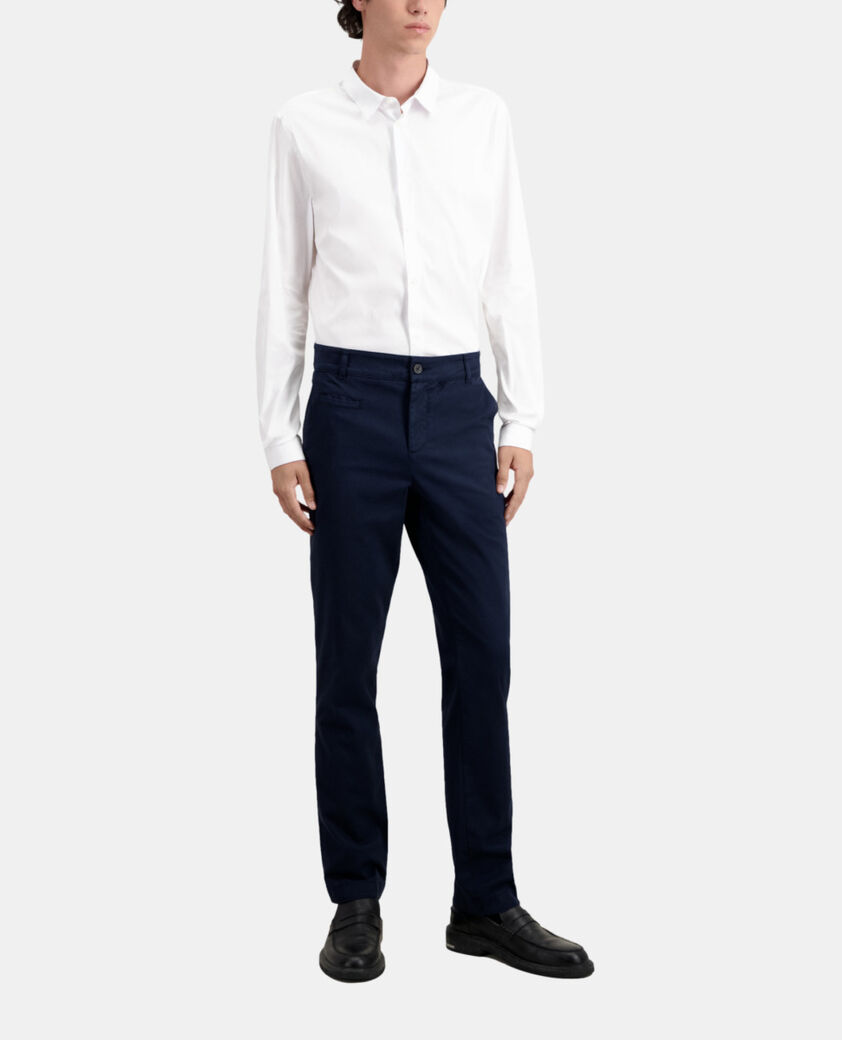 The Kooples HERREN NAVY marineblaue chinohose