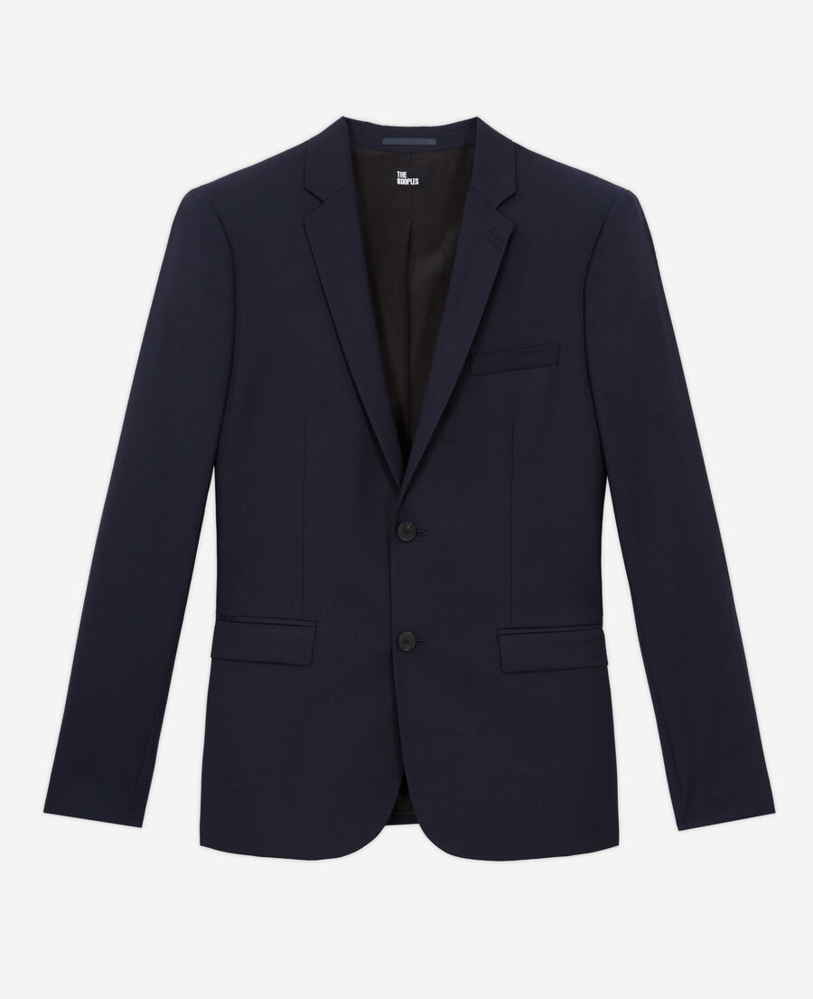 Navy blue suit jacket