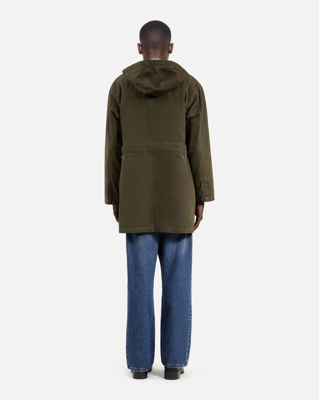 The Kooples HERREN KAKI khaki parka mit kapuze