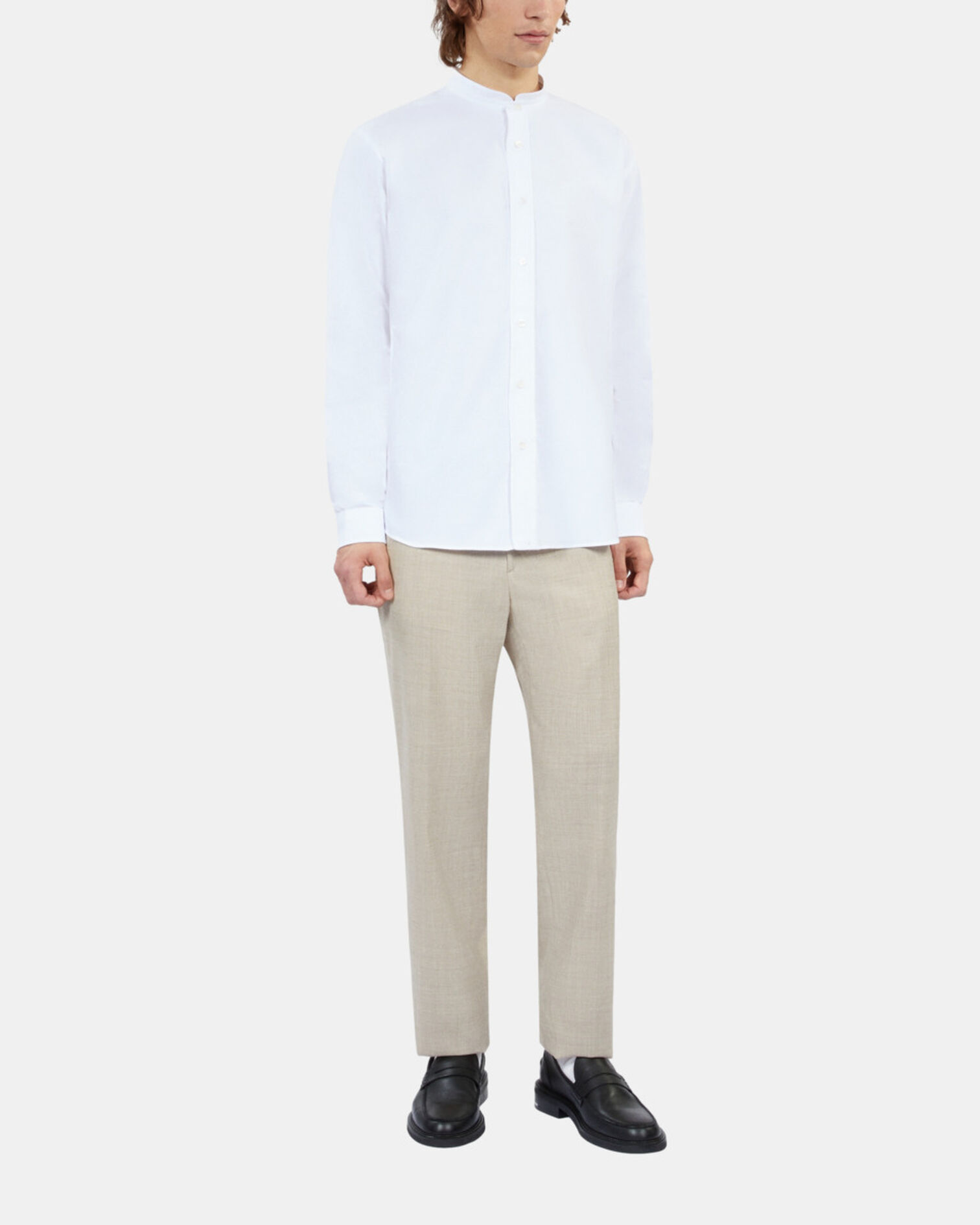 Chemise Oxford blanche, WHITE, hi-res image number null