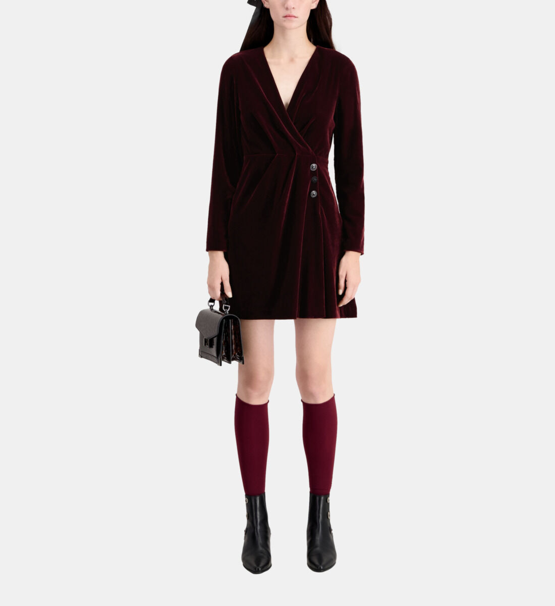 The kooples velvet dress top
