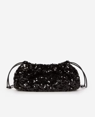 The Kooples F BLACK taylor black sequin bag