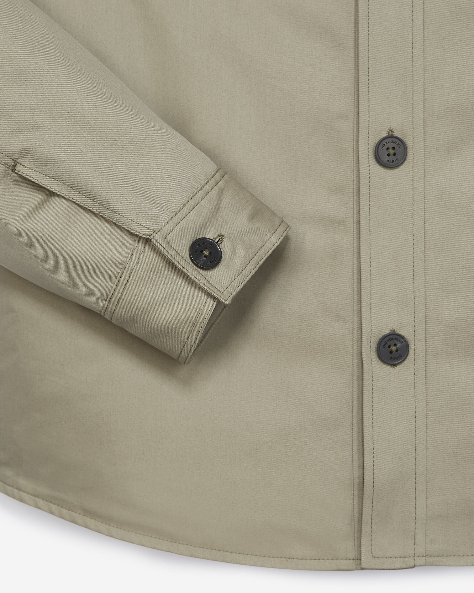 Quilted khaki jacket with pockets, LIGHT KAKI, hi-res image number null
