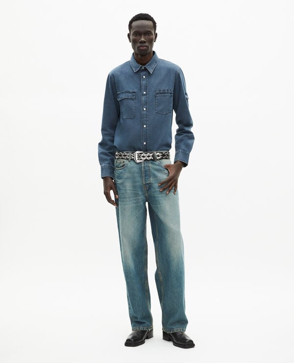 The Kooples MEN STORM denim shirt
