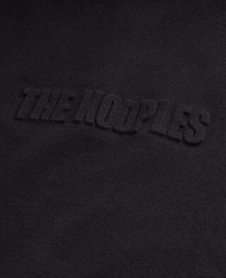 The Kooples H BLACK black sweater with debossed logo