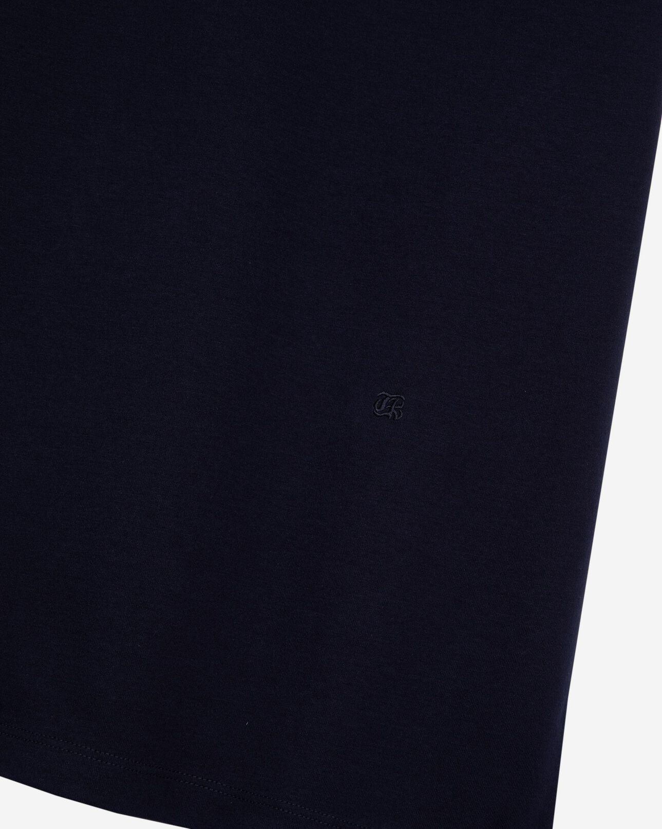 The Kooples HERREN NAVY gerades t-shirt uni marineblau