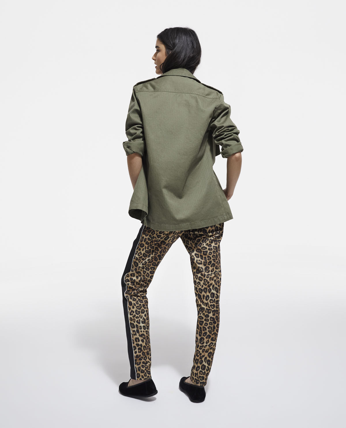 Leopard print joggers The Kooples