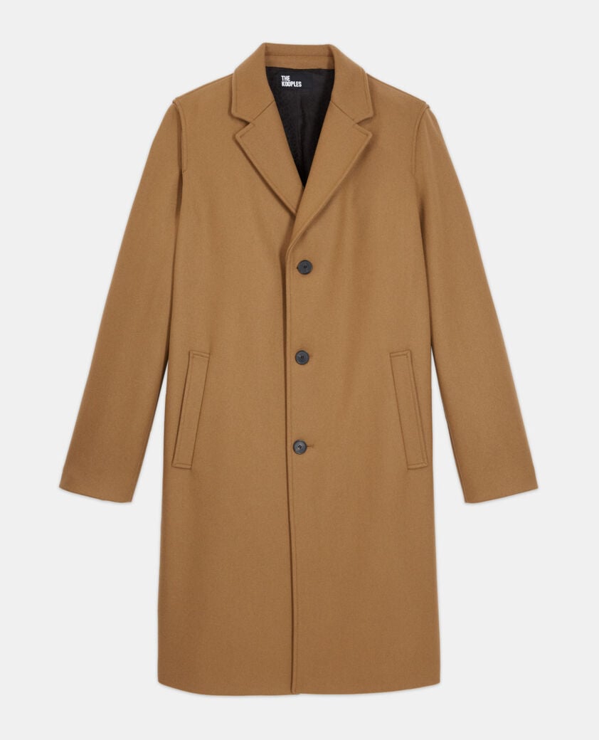 The Kooples H CAMEL camel wool coat