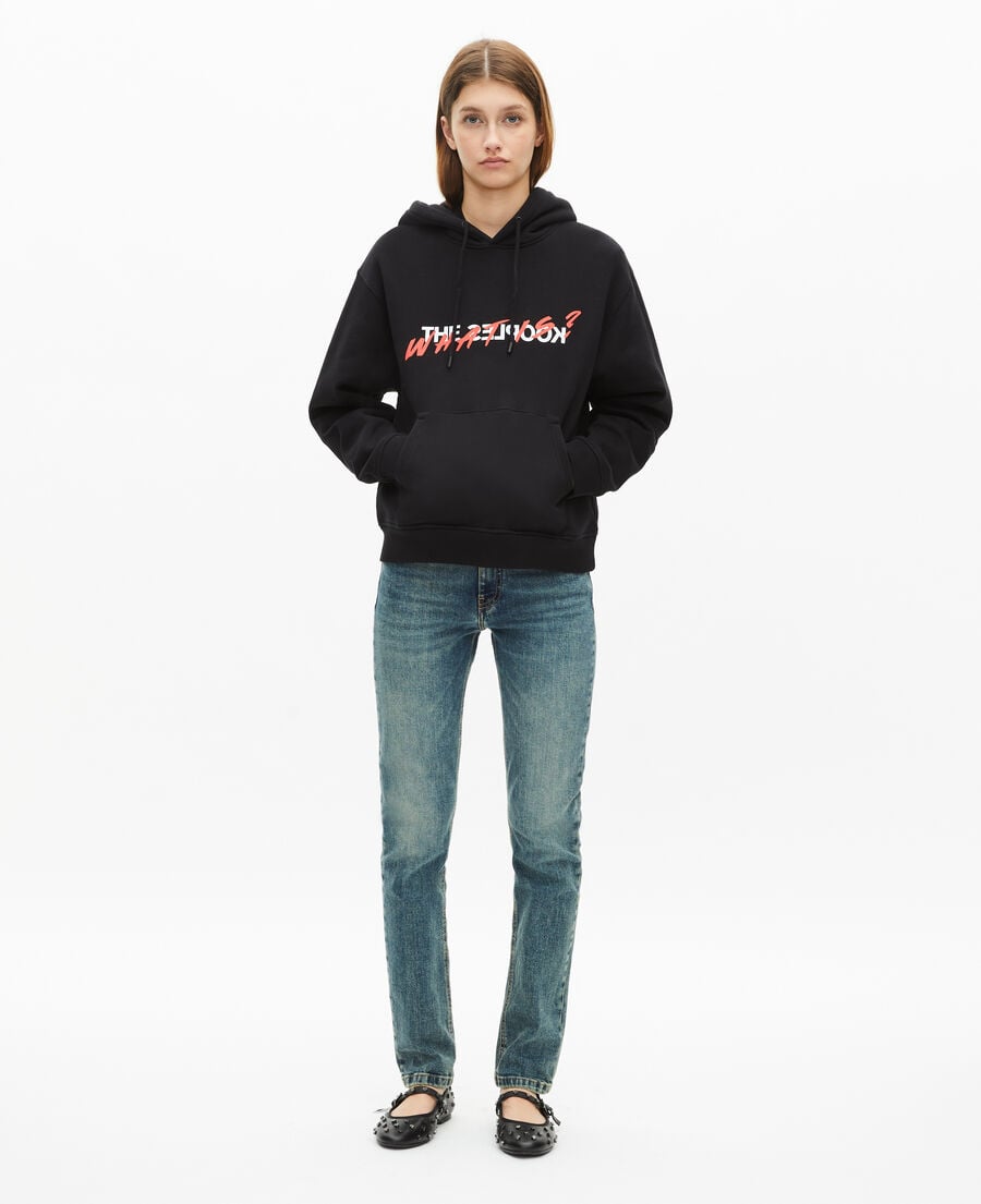 The Kooples WOMEN BLACK black what is hoodie