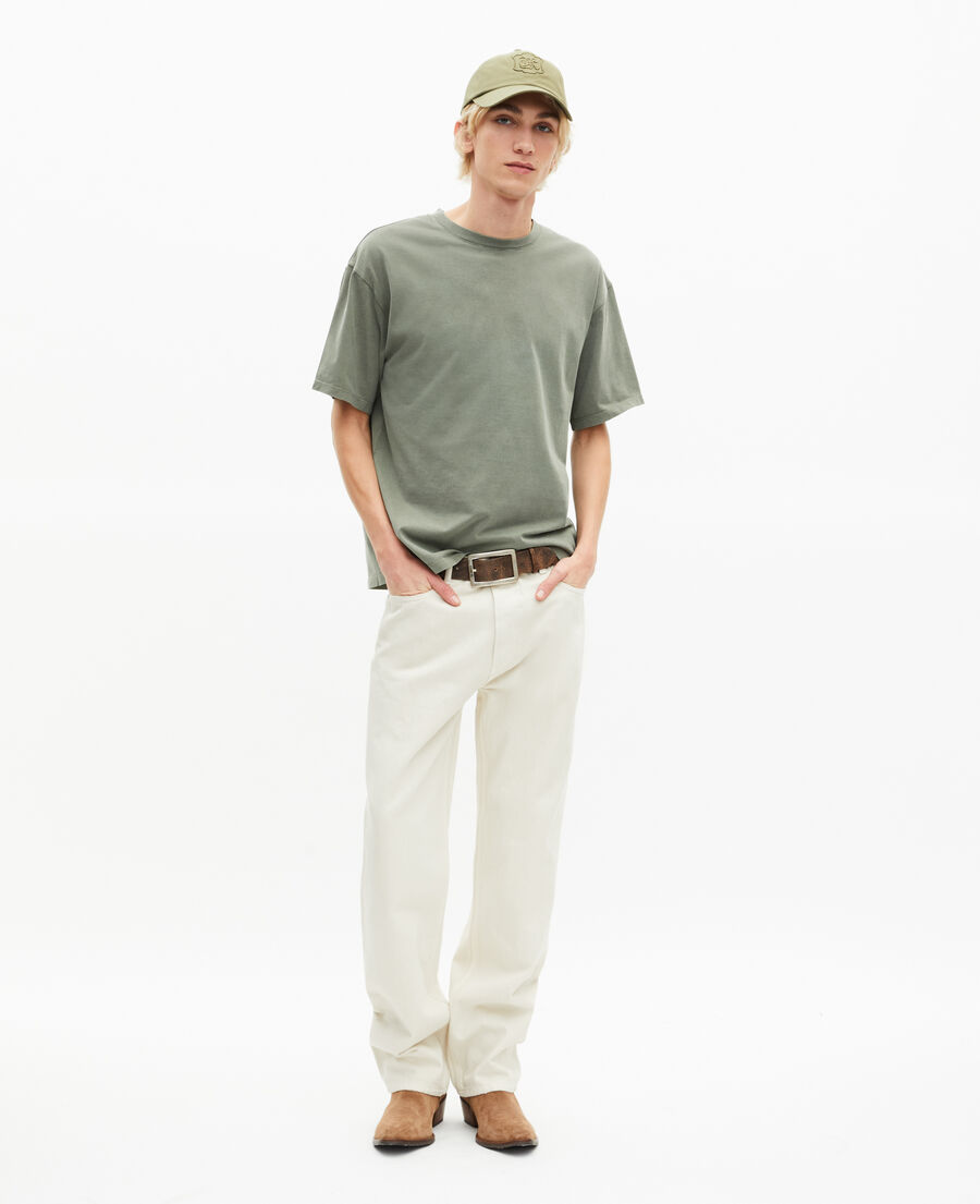 The Kooples HERREN BROWN g&uuml;rtel in vintage-optik braun