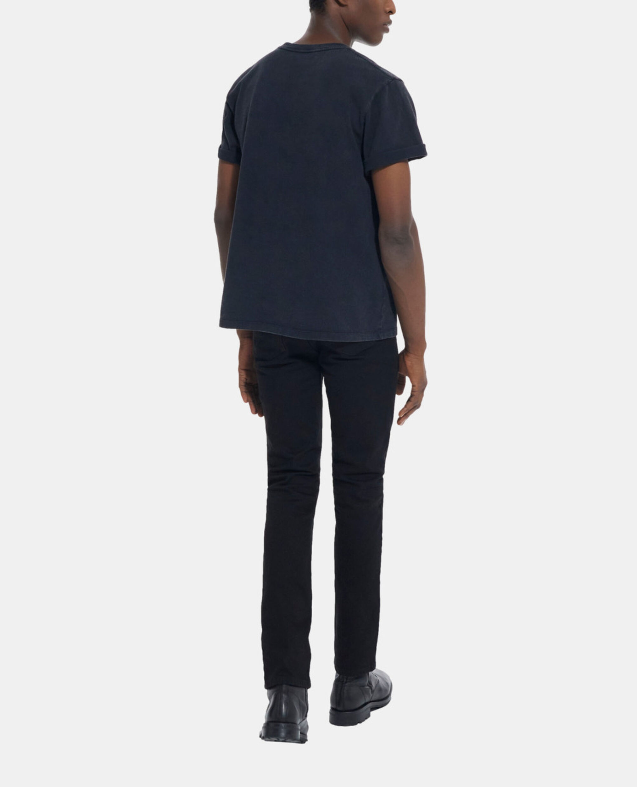 Camiseta negra, BLACK WASHED, hi-res image number null