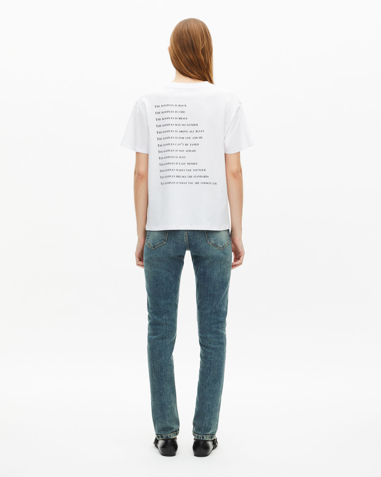 The Kooples FEMME WHITE t-shirt what is blanc