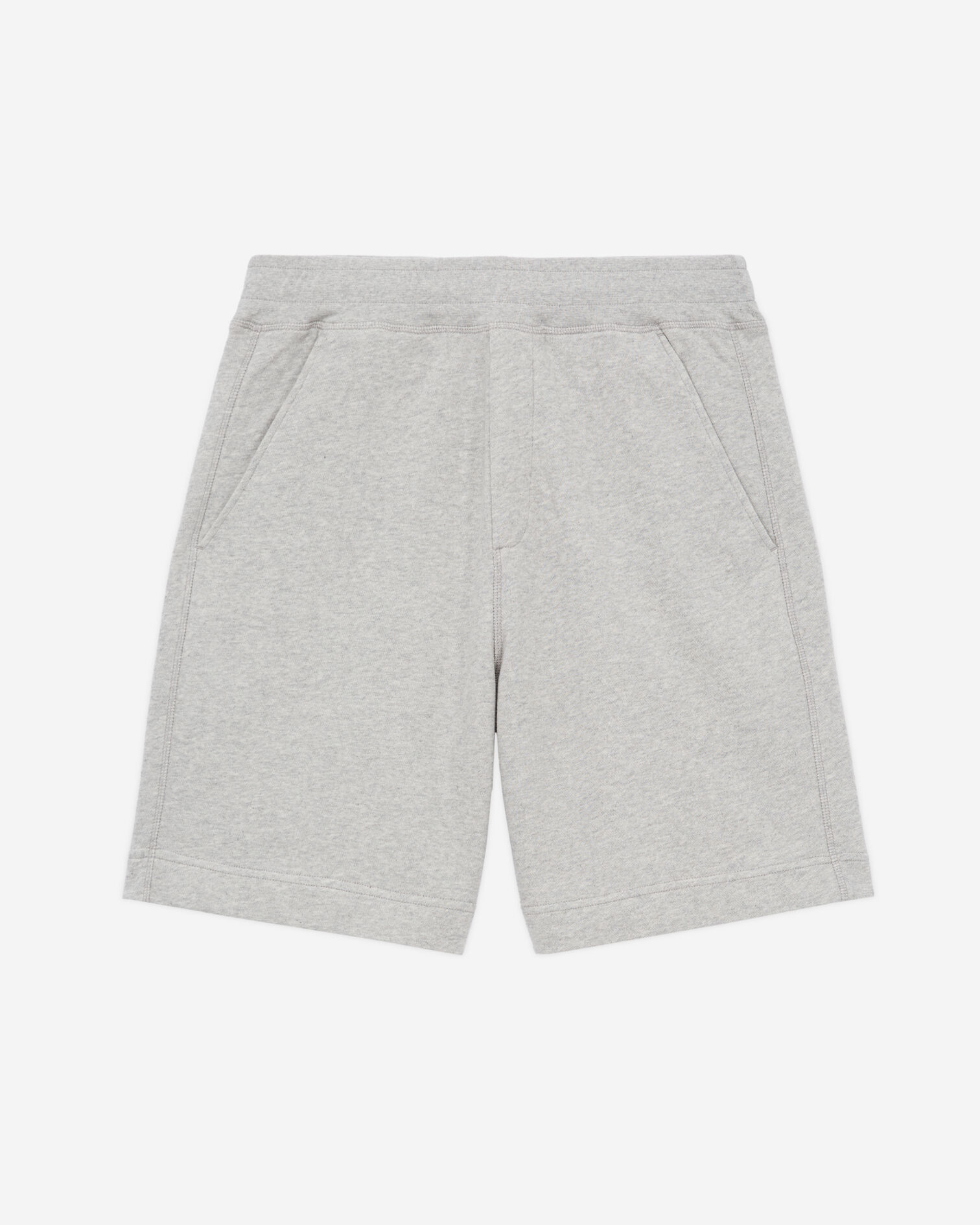 Light gray fleece shorts, GRIS CLAIR, hi-res image number null