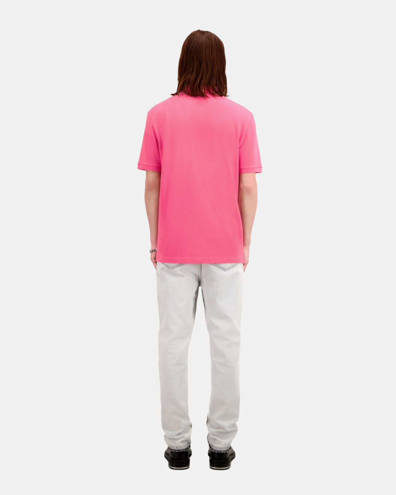 The Kooples HOMBRE OLD PINK camisa polo rosa algodón